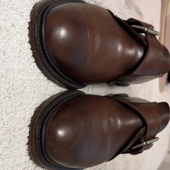 Allen Edmonds Brown Leather Monk Strap Dress Loafers - Picture 2 of 12